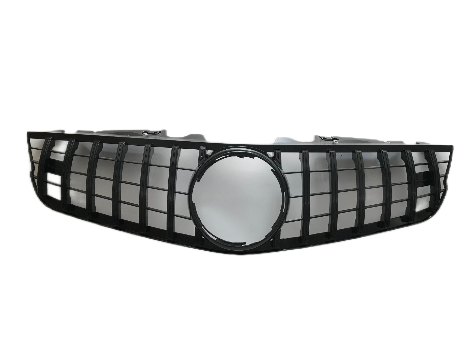  R230 GTR STYLE GRILLE GB/SIL FOR REGULAR CAR For Mercedes Benz