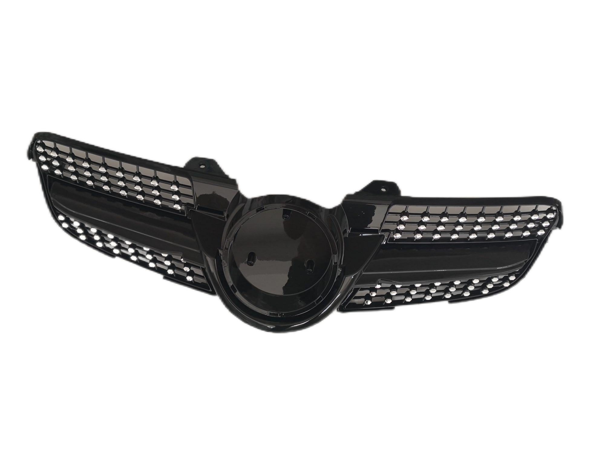 R171 DIAMOND STYLE GRILLE GB/SIL  For Mercedes Benz