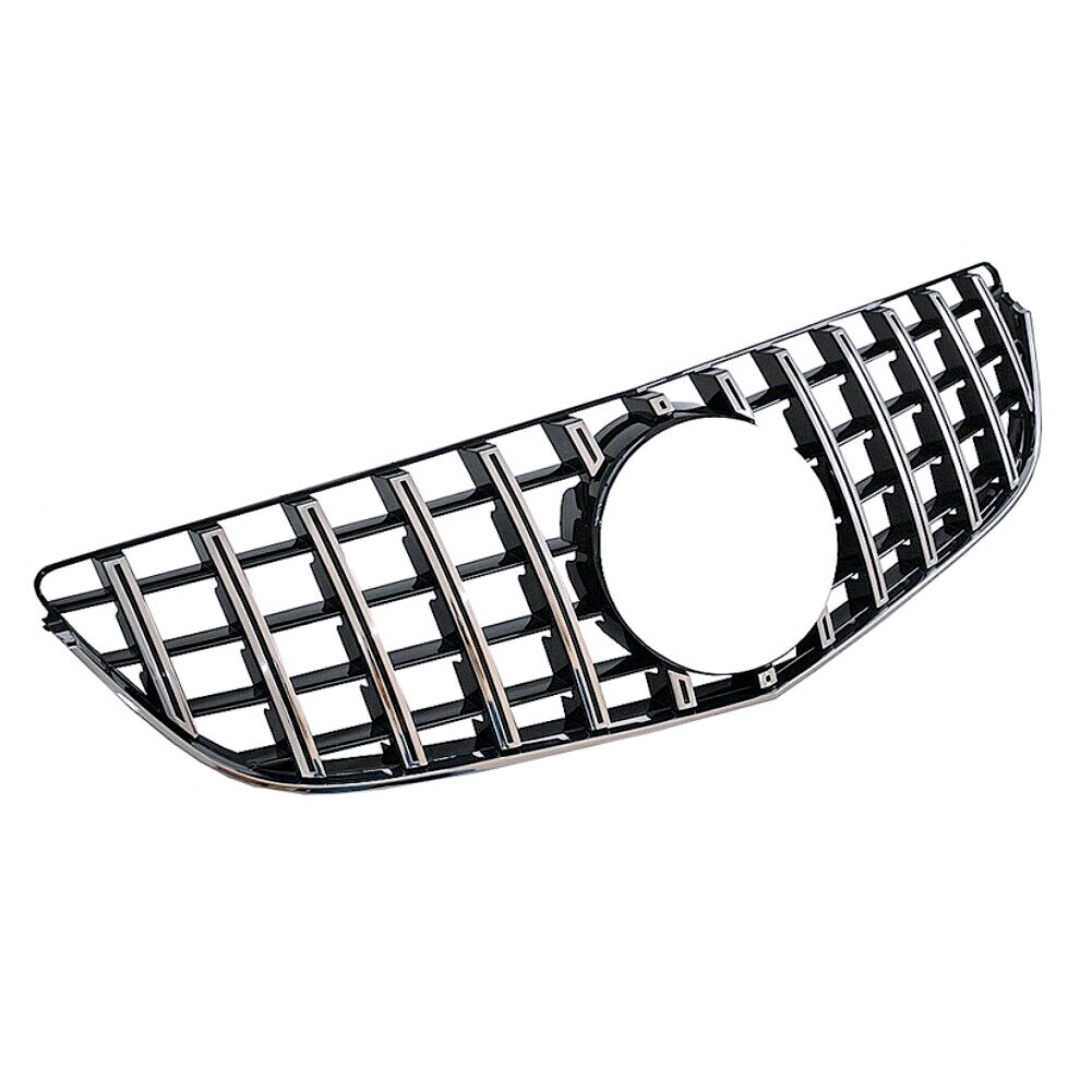 W207 GTR STYLE GRILLE GB/SIL  For Mercedes Benz