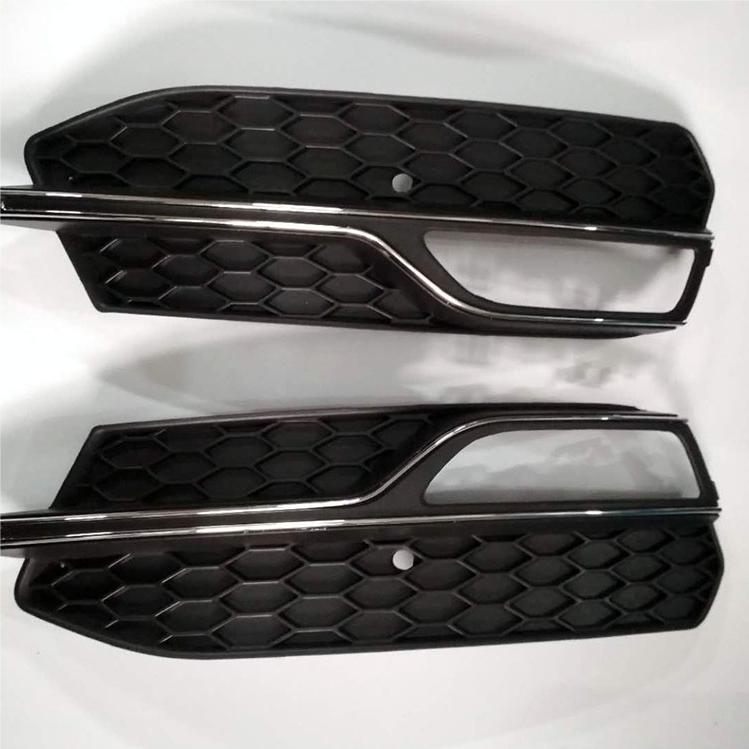 RS3 STYLE FOG GRILLE FOR S LINE CAR GB SILVER