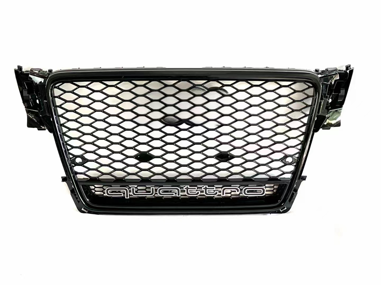 RS4  STYLE GRILLE GB CHROME SILVER2008-2012WITH LOWER FRAME