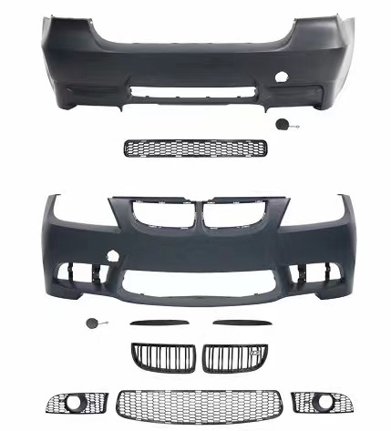 E90 FRONT BUMPER+REAR BUMPER UNPAINTED 2005-2011